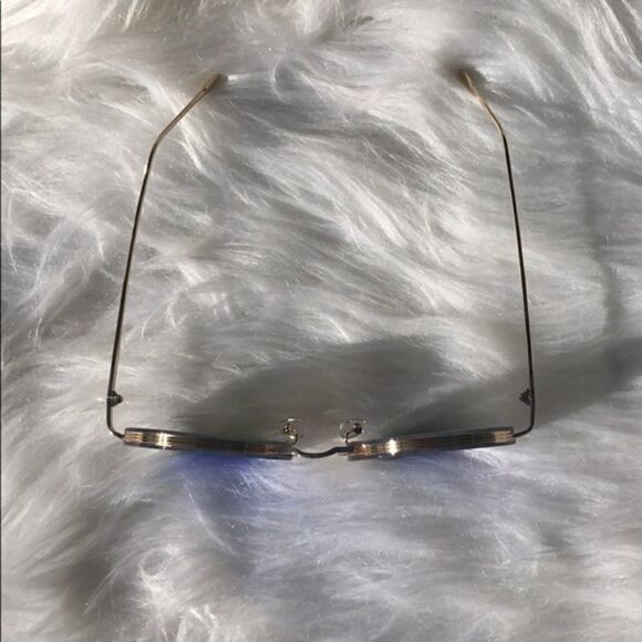 ELIBELLA Retro Blue Round Blue Sunglasses Shades - Picture 4 of 11